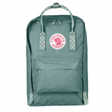 Рюкзак Fjallraven Kanken Laptop 15 Frost Green/Chess Pattern