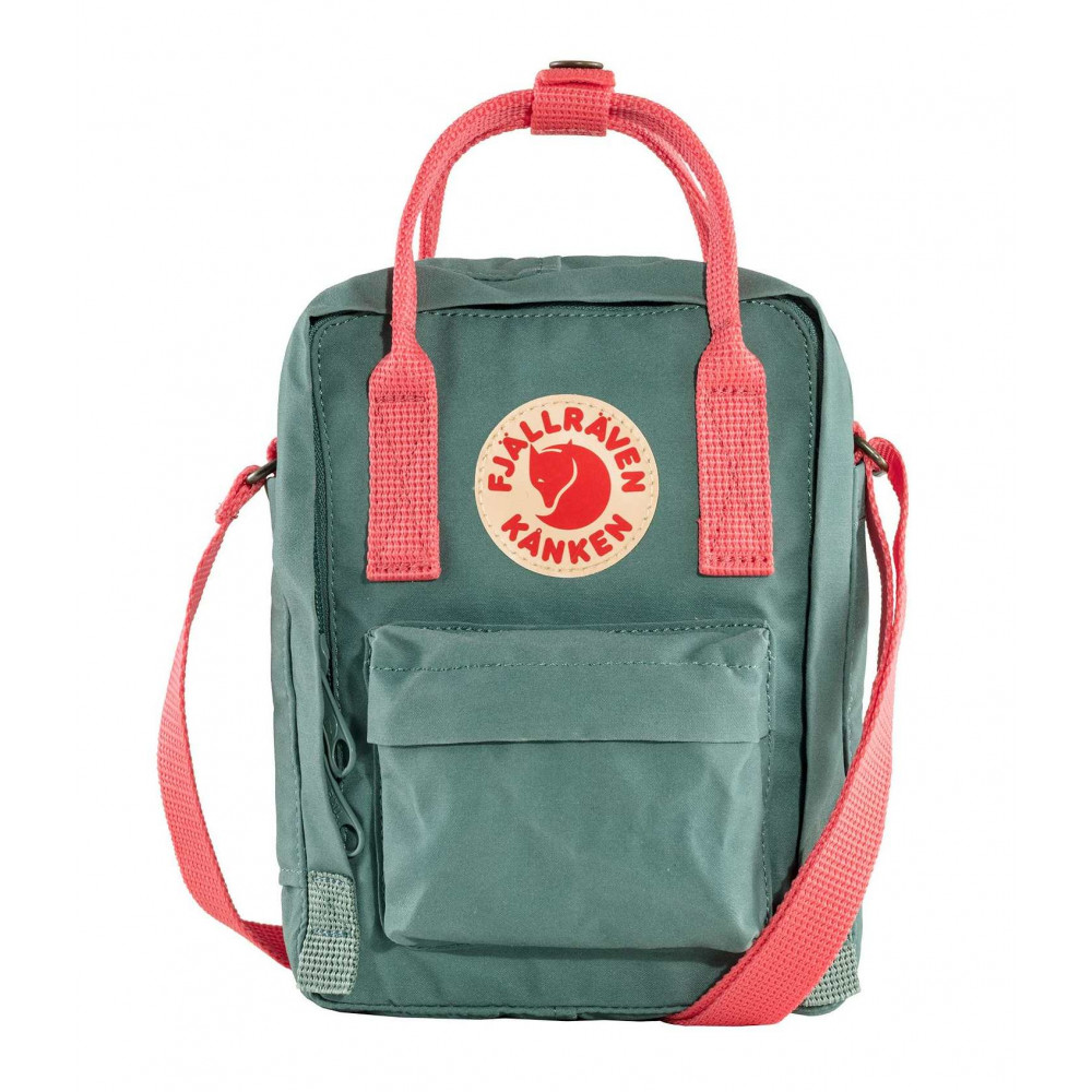 Фото Сумка Fjallraven Kanken Sling Frost Green/Peach Pink (23797.664-319)