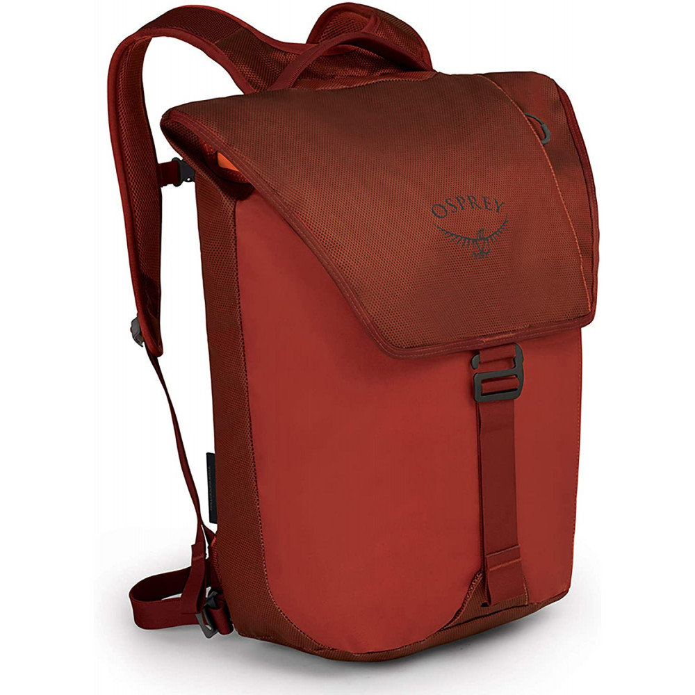 Фото Рюкзак Osprey Transporter Flap (F19) Ruffian Red O/S красный