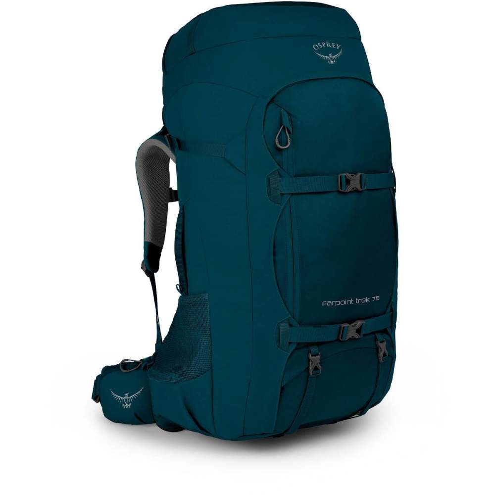 Фото Рюкзак Osprey Farpoint Trek 75 (F19) Petrol Blue OS синій