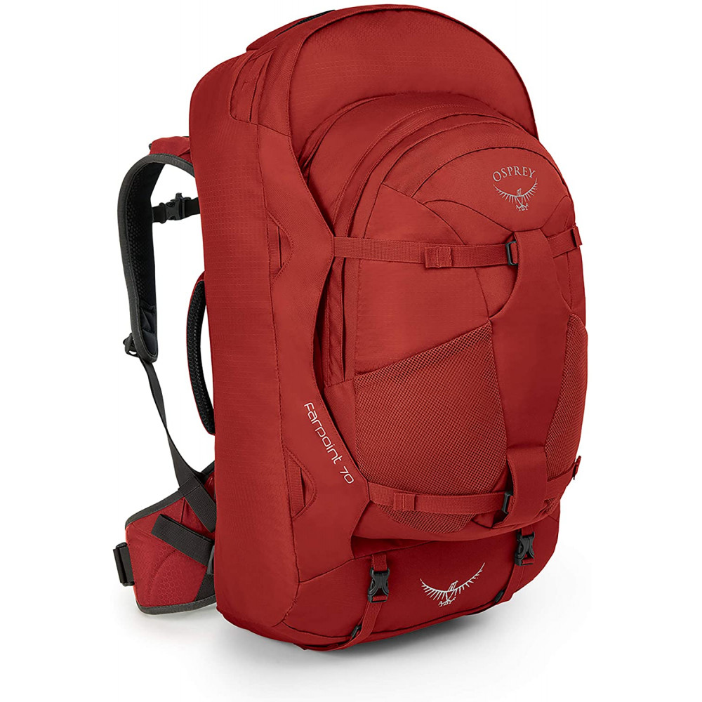 Фото Рюкзак Osprey Farpoint 70 Jasper Red S/M красный