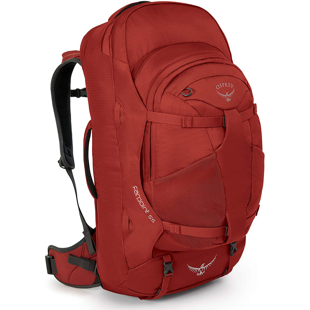 Фото Рюкзак Osprey Farpoint 55 Jasper Red S/M красный