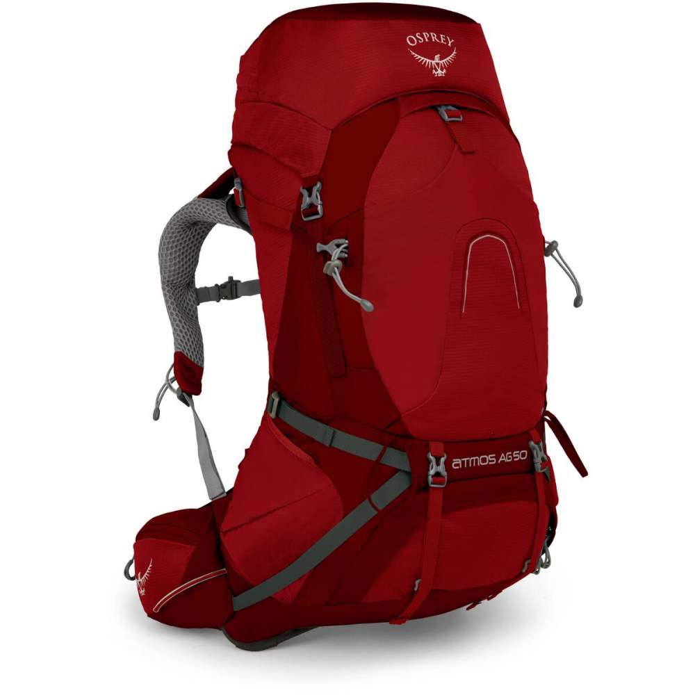 Фото Рюкзак Osprey Atmos AG 50 Rigby Red MD красный