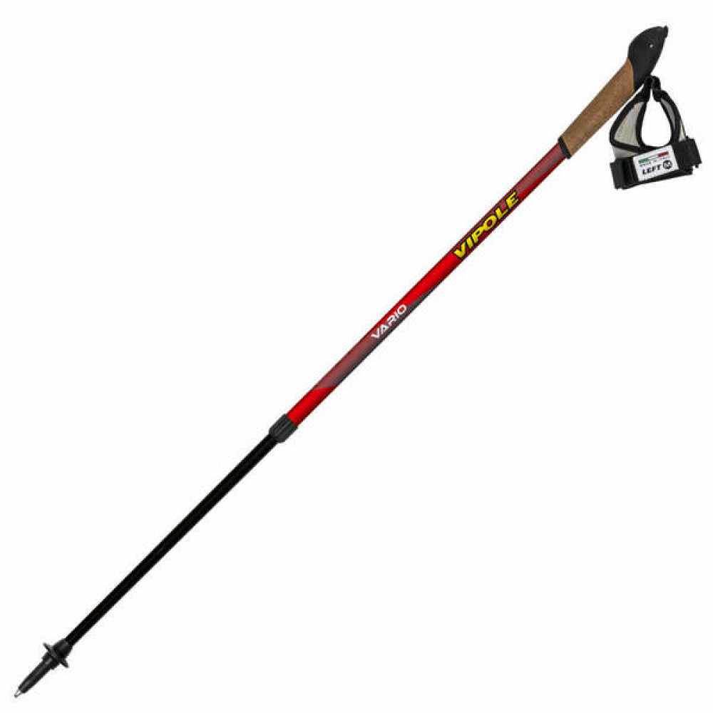 Фото Палки для скандинавской ходьбы Vipole Vario Top-Click Red DLX S1948