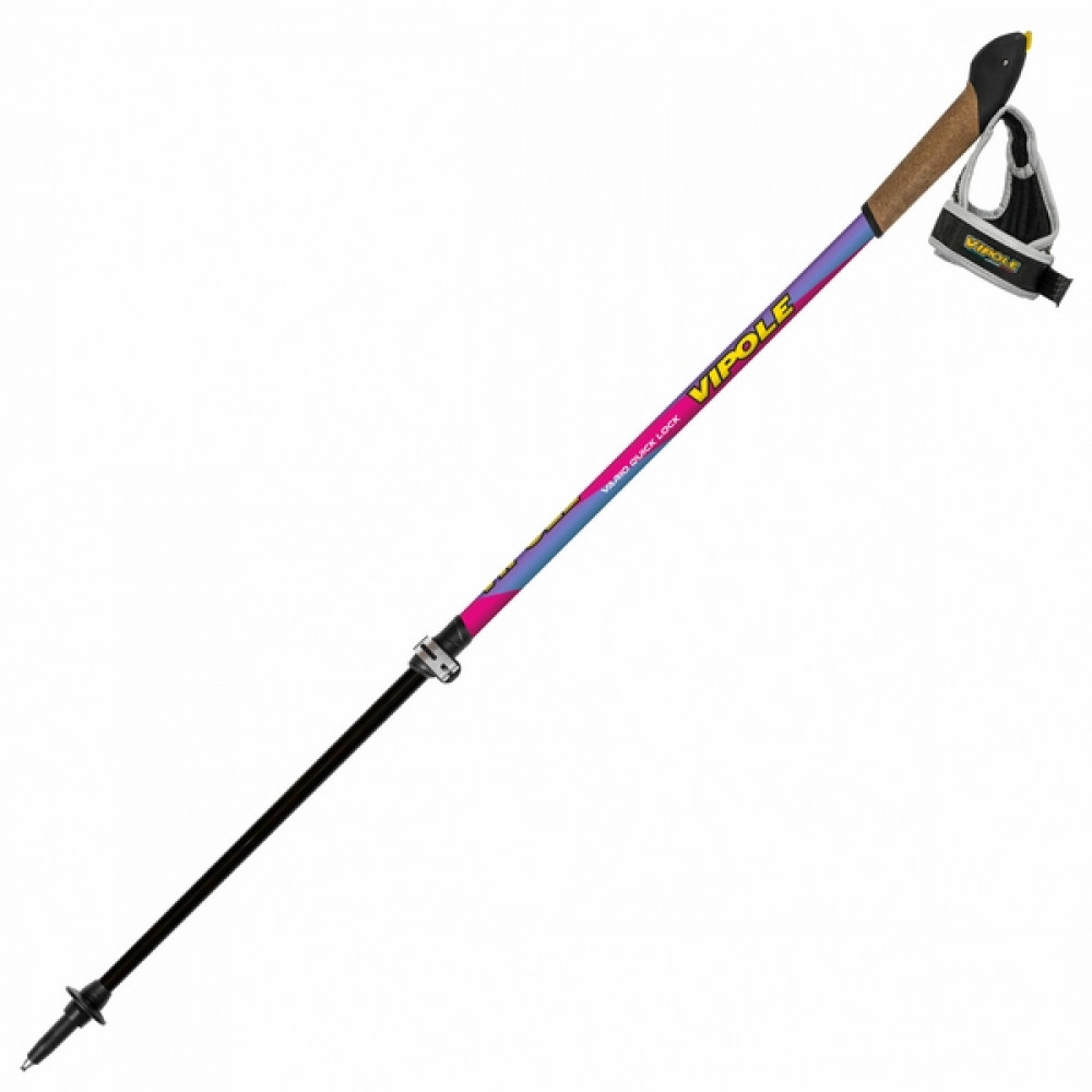 Фото Палиці для скандинавської ходьби Vipole Vario Top-Click QL Violet DLX P19427