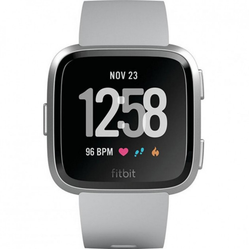 Фото Розумний годинник FitBit FB505SRGY Versa Gray/Silver Aluminum
