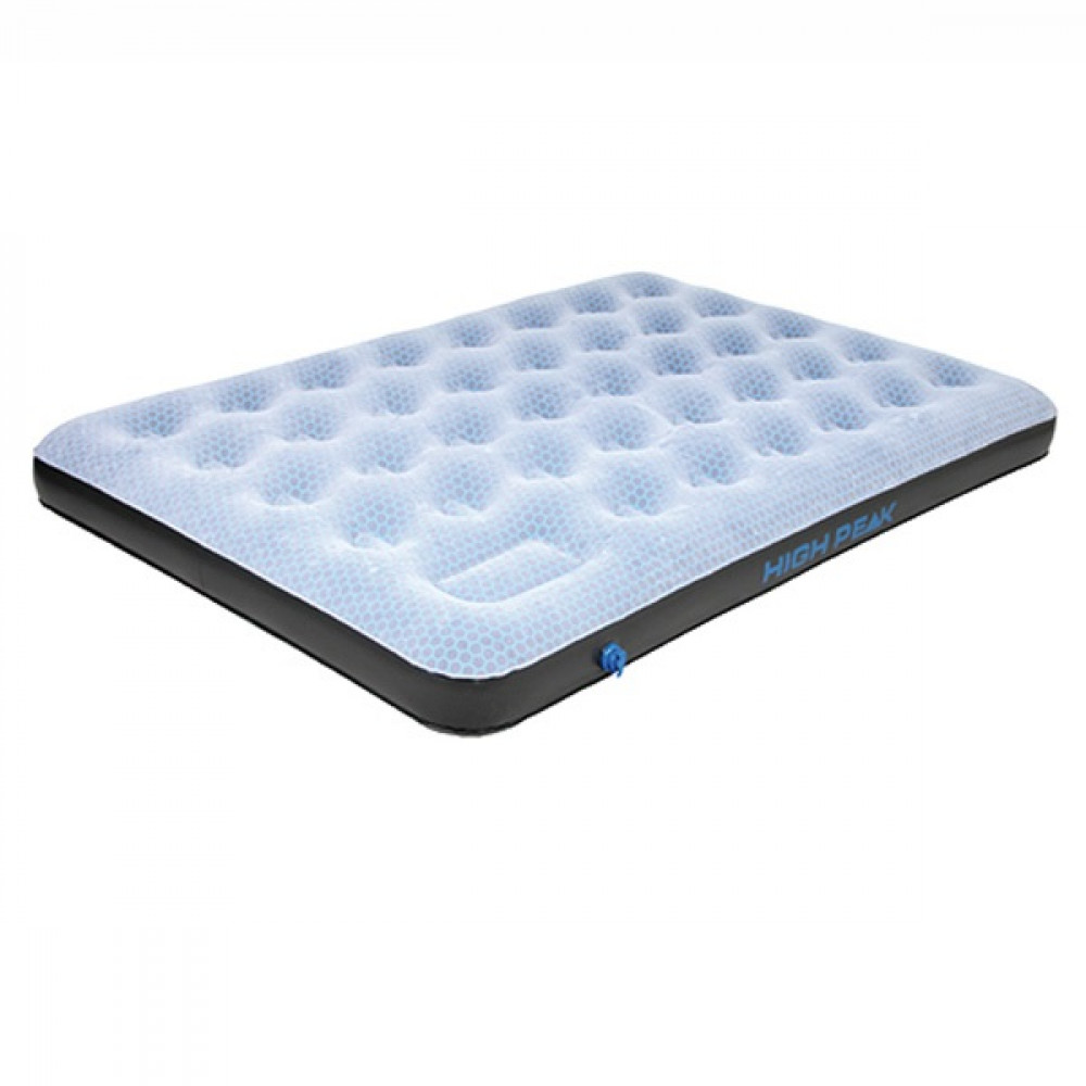 Фото Матрац надувний High Peak Comfort Plus Double 197x138x20cm (Grey/Blue)