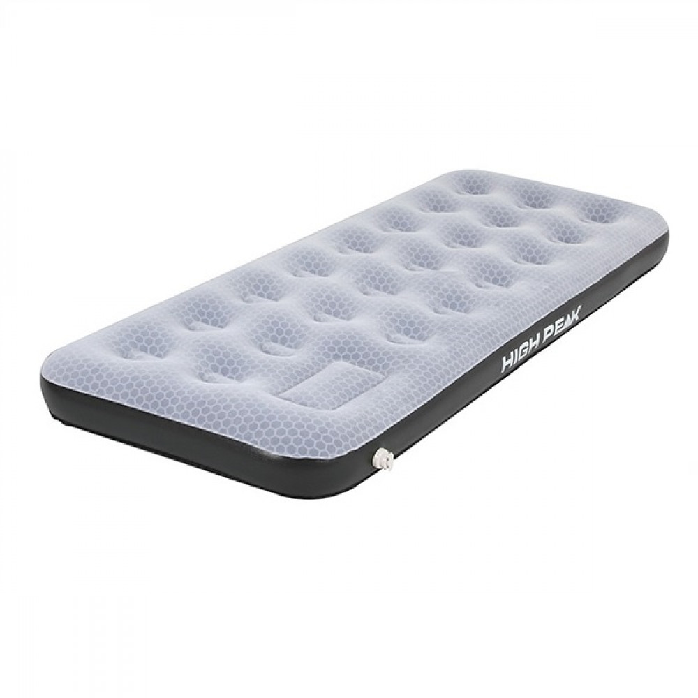 Фото Матрац надувний High Peak Comfort Plus Single 185x74x20cm (Grey/Blue)