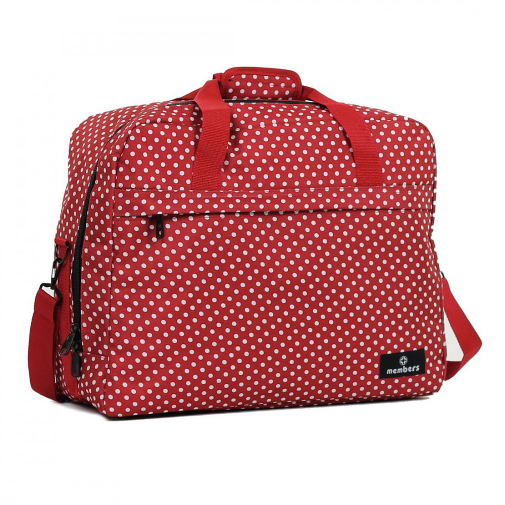 Фото Сумка дорожная Members Essential On-Board Travel Bag 40 Red Polka