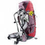 Рюкзак Deuter Aircontact 60+10 SL колір 5518 aubergine-cranberry фото 2