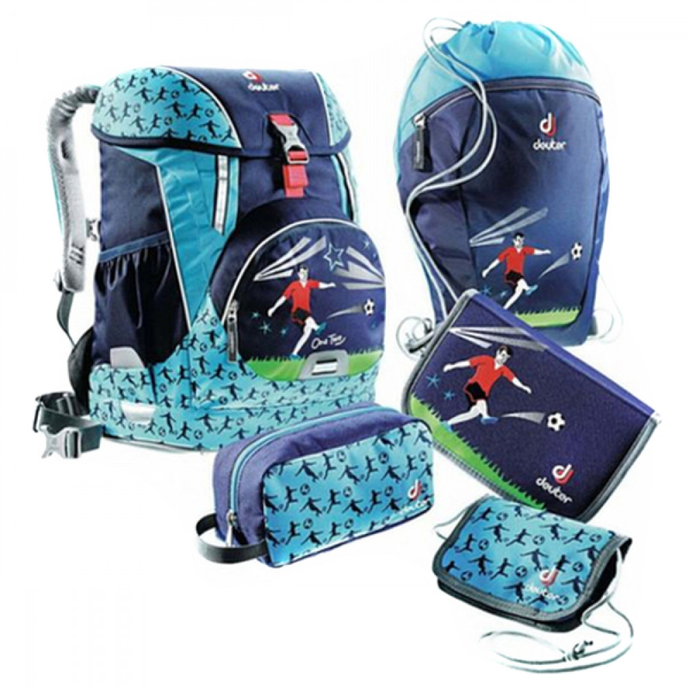 Фото Школьный набор Deuter OneTwoSet - Hopper цвет 3045 navy soccer