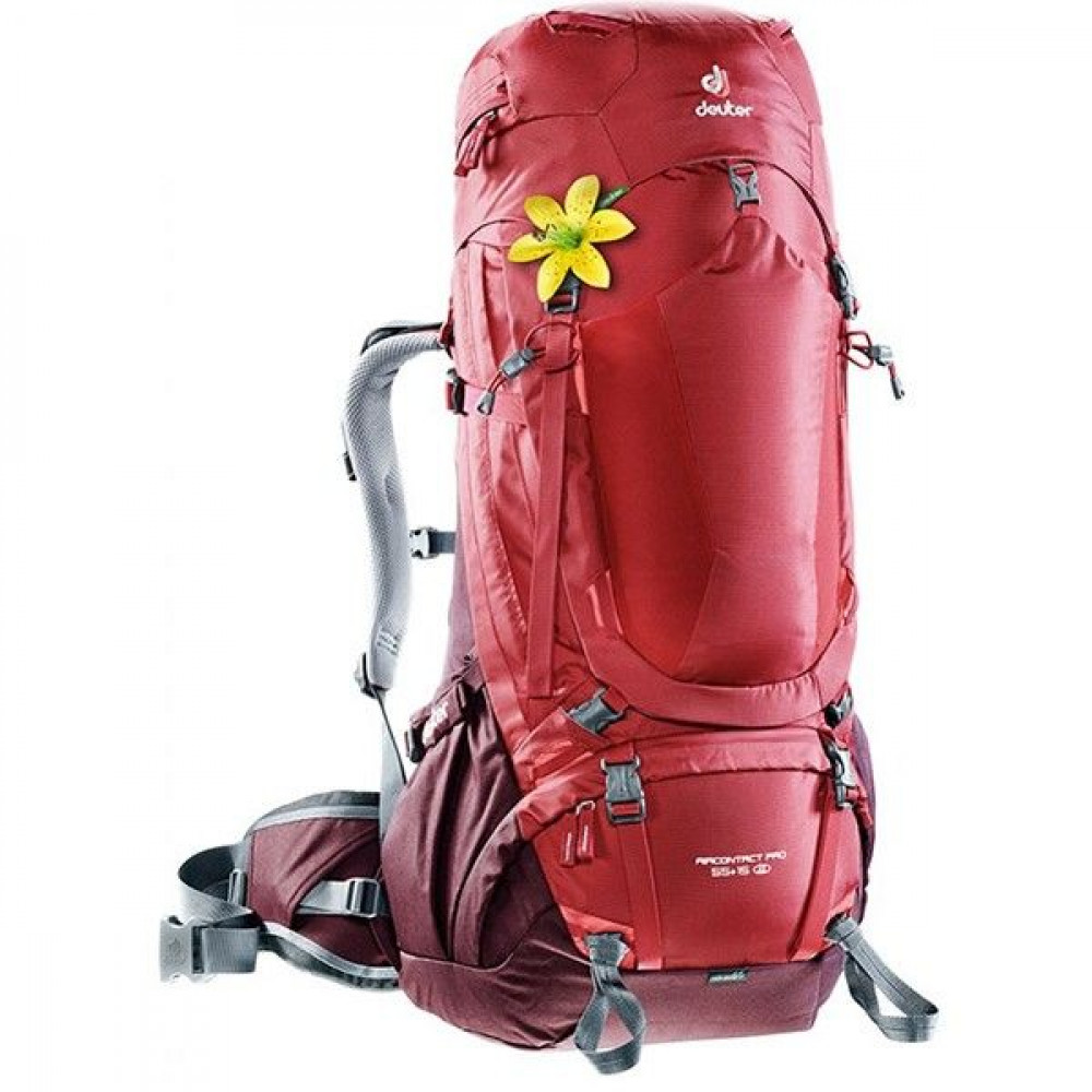 Фото Рюкзак Deuter Aircontact PRO 55+15 SL цвет 5005 cranberry-aubergine