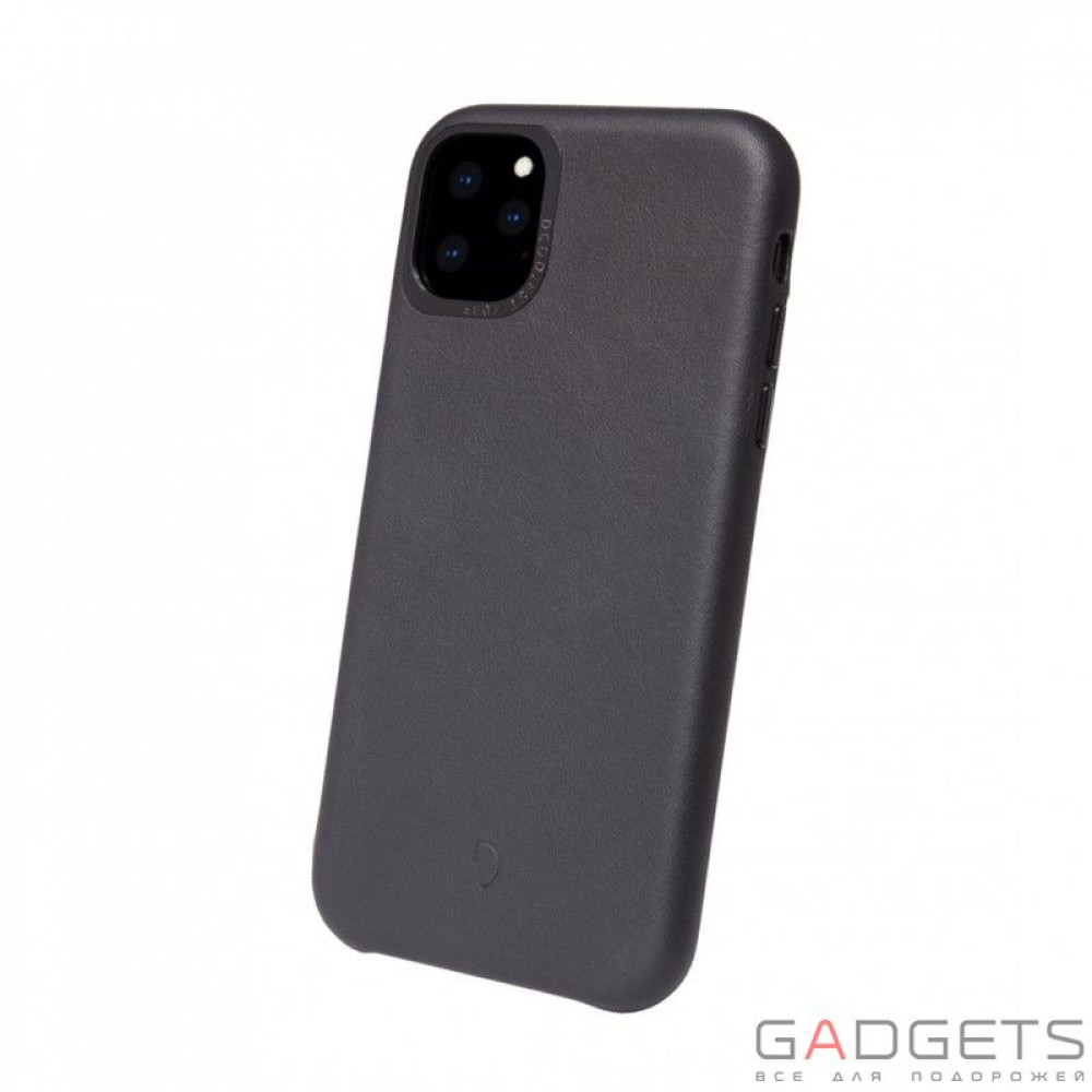 Фото Чохол-накладка Decoded Back Cover для iPhone 11 Pro Max, кожаный, чорний