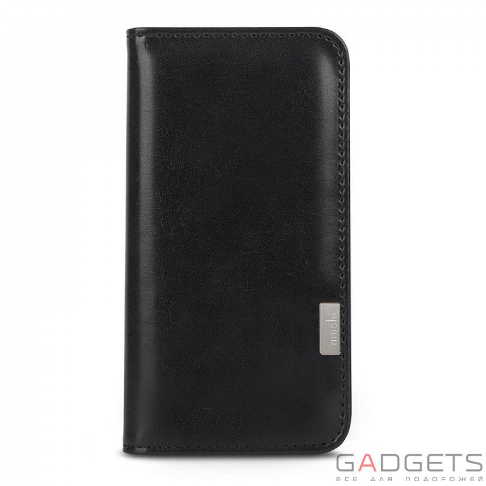 Фото Чехол-книжка Moshi Overture Wallet Case Charcoal Black для iPhone 7 Plus (99MO091002)