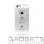 Чехол iBacks Cameo European Happiness для iPhone 5/5S/SE Silver фото 0