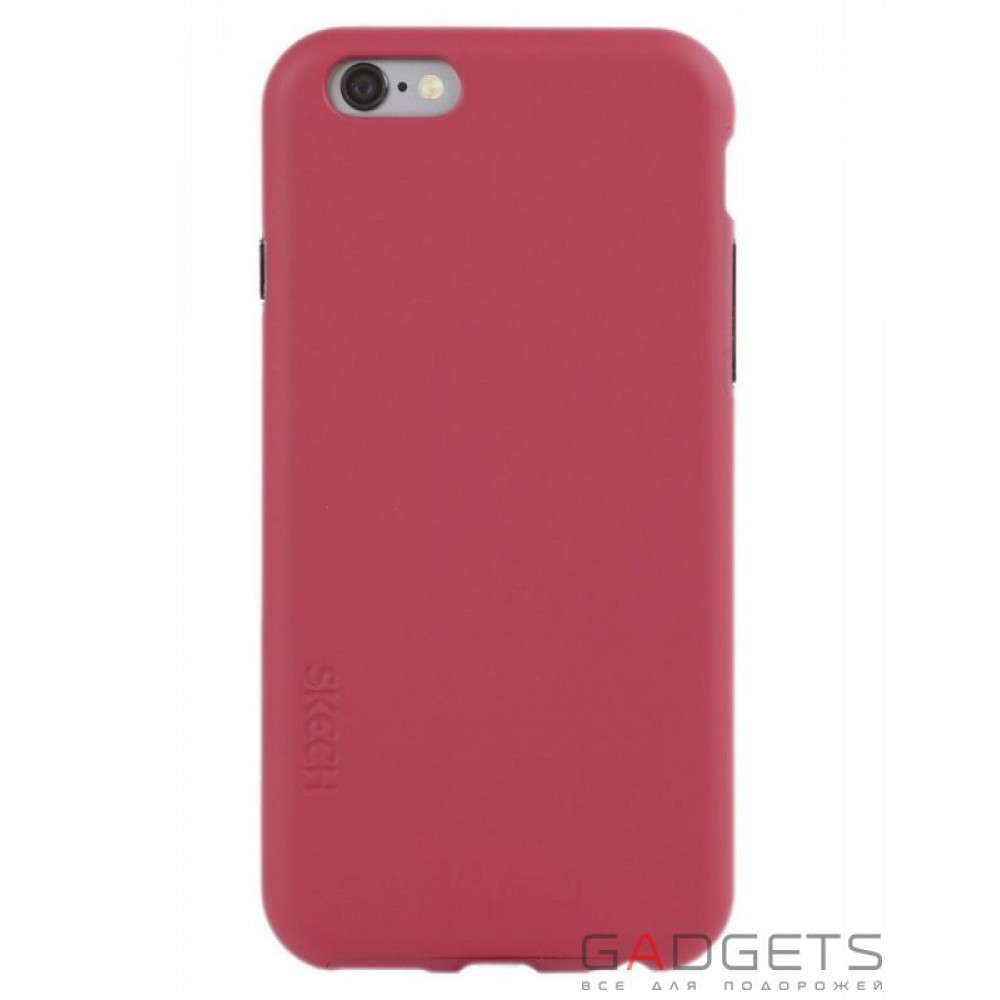 Фото Чехол-накладка Skech Hard Rubber DUO Pink for iPhone 6/6S (SK26-HRD-PNK)