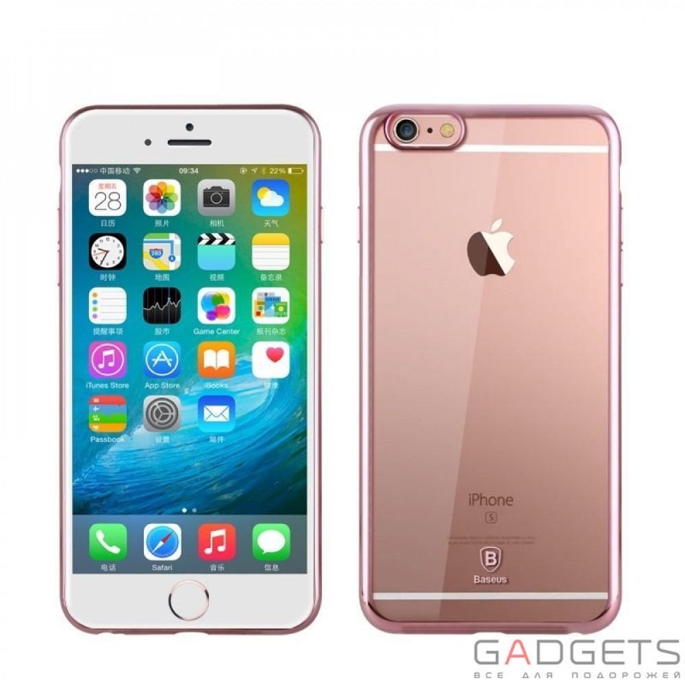 Фото Чехол-накладка Baseus Shining Case для iPhone 6/6s Rose Gold