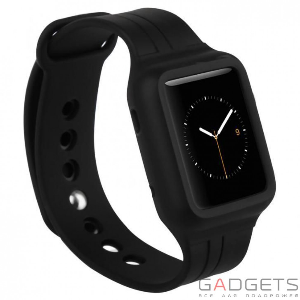 Фото Ремінець Baseus Fresh-Color Plus Series Sports Watchband для Apple watch 38mm Black