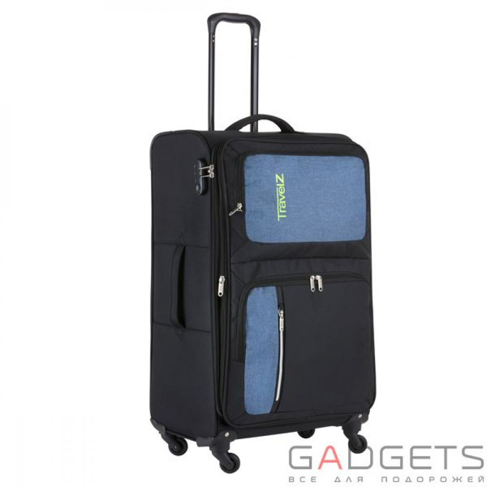 Фото Чемодан TravelZ Triple Pocket (L) Black