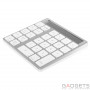 Цифровая клавиатура COTEetCI Bluetooth Digital Keyboard Silver (KC9001-TS) фото 0