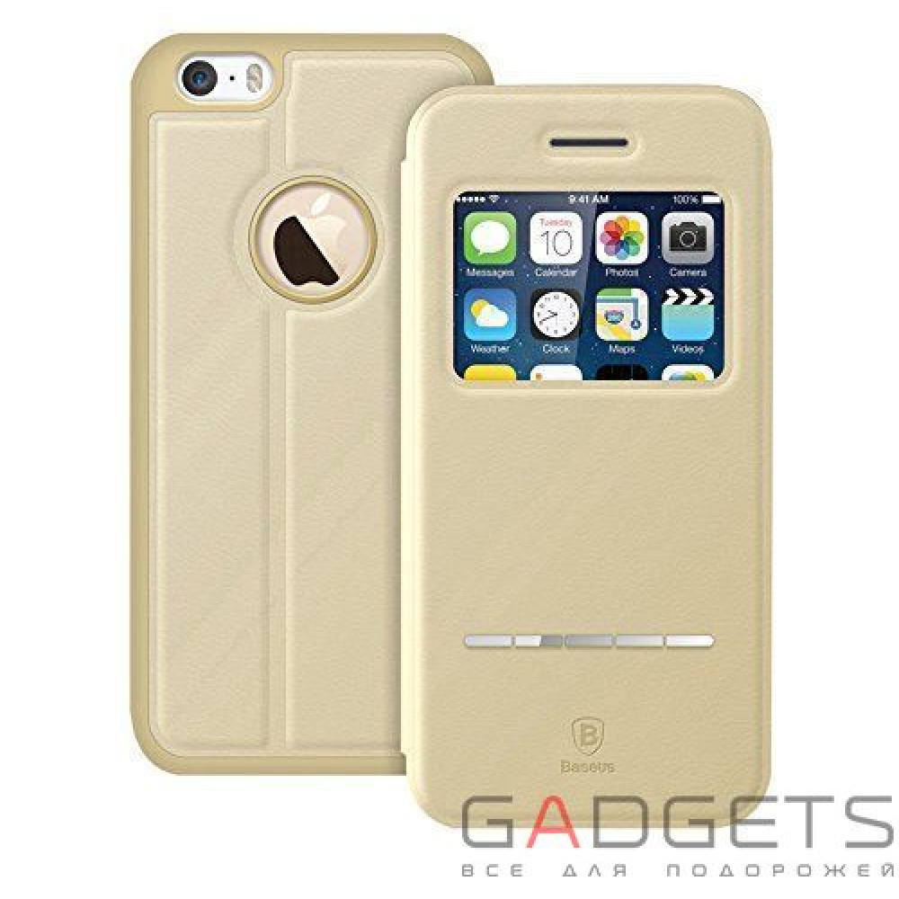 Фото Чохол-книжка Baseus Terse Leather Case Gold for iPhone 6 Plus 5.5''