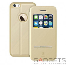 Чехол-книжка Baseus Terse Leather Case Gold for iPhone 6 Plus 5.5''