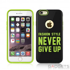 Чехол-накладка Baseus Fashion style series для iPhone 6/6s Black and Fluorescent green