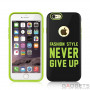 Чохол-накладка Baseus Fashion style series для iPhone 66s Black and Fluorescent green фото 0