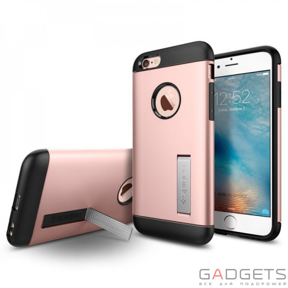 Фото Чохол-накладка Spigen Case Slim Armor Rose Gold for iPhone 66S (SGP11723)