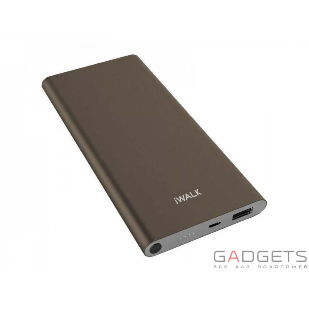Фото Зовнішній акумулятор iWALK Chic Quick Charge 10,000mAh Universal Backup Battery Grey