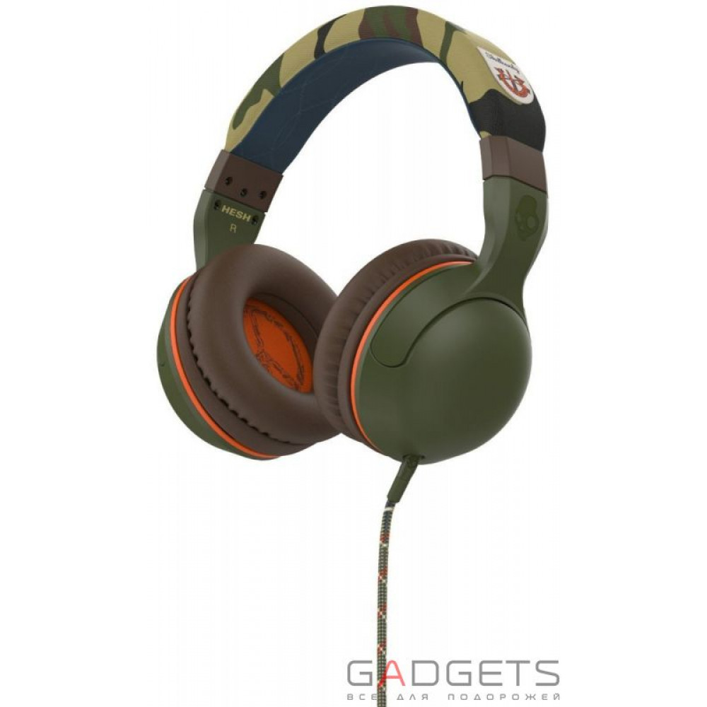 Фото Наушники Skullcandy Camo/Olive/Olive Hesh 2 Over-Ear w/mic 1 (S6HSGY-367)