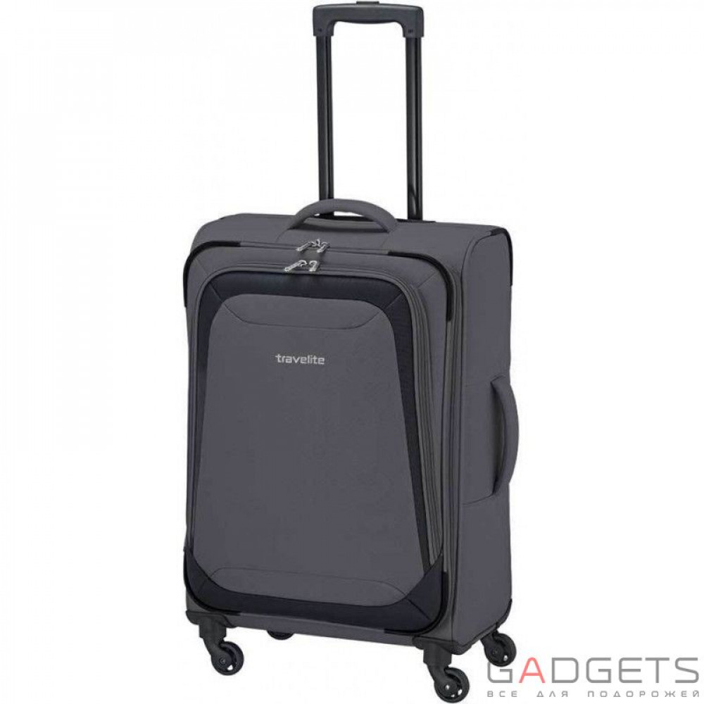 Фото Чемодан на 4-х колесах Travelite Naxos (M) 61 л Anthracite (TL590048-04)