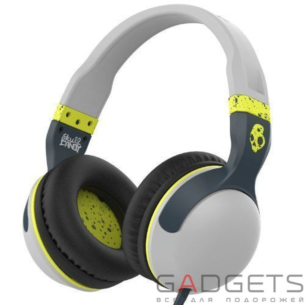 Фото Наушники Skullcandy Light Gray/Dark Gray/Hot Lime Hesh 2 Over-Ear w/mic 1 (S6HSGY-384)