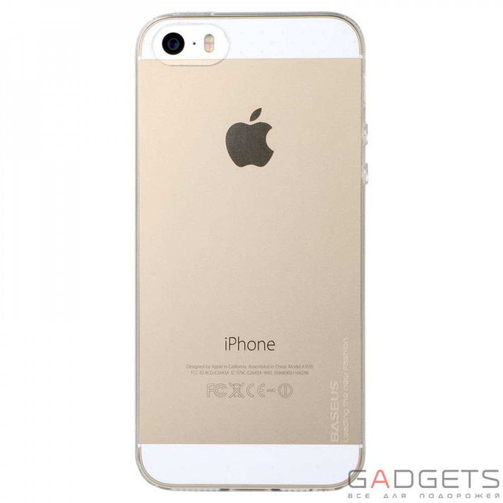 Фото Чохол-накладка Baseus Slim Case Transparent iPhone 55sSE White