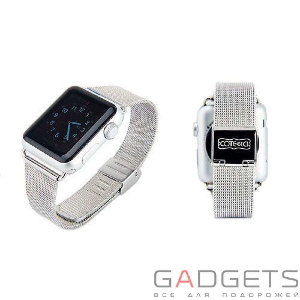 Фото Ремінець COTEetCI W2 Milanese Band для Apple Watch 42mm Silver