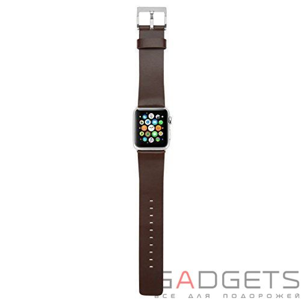 Фото Ремінець Incase Leather Band для Apple Watch 38mm Brown (INAW10010-BRW)