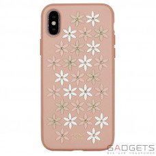 Чехол-накладка Luna Aristo Daisies Case Pink For iPhone X/XS (LA-IPXDAS-PNK)