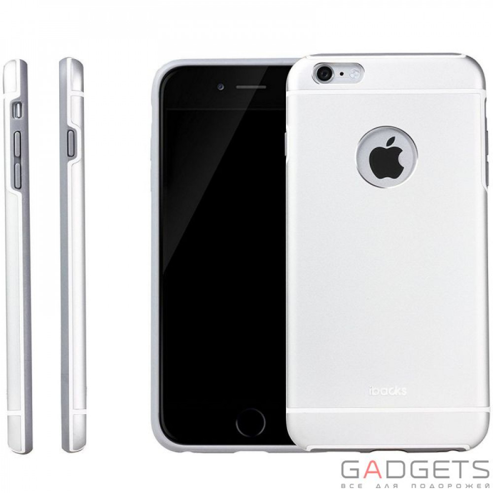 Фото Чохол-накладка iBacks Armour Case для iPhone 66s Plus Silver