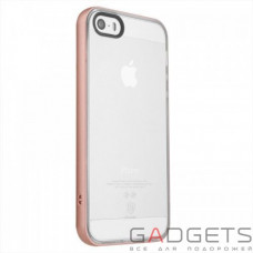 Чехол-накладка Baseus Soft Feather Series Case iPhone 5/5s/SE Rose Gold