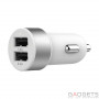 Автомобильное з/у Lab.C Dual USB Car Charger A.L White Silver (3.4 A) (LABC-582-SV_N) фото 0