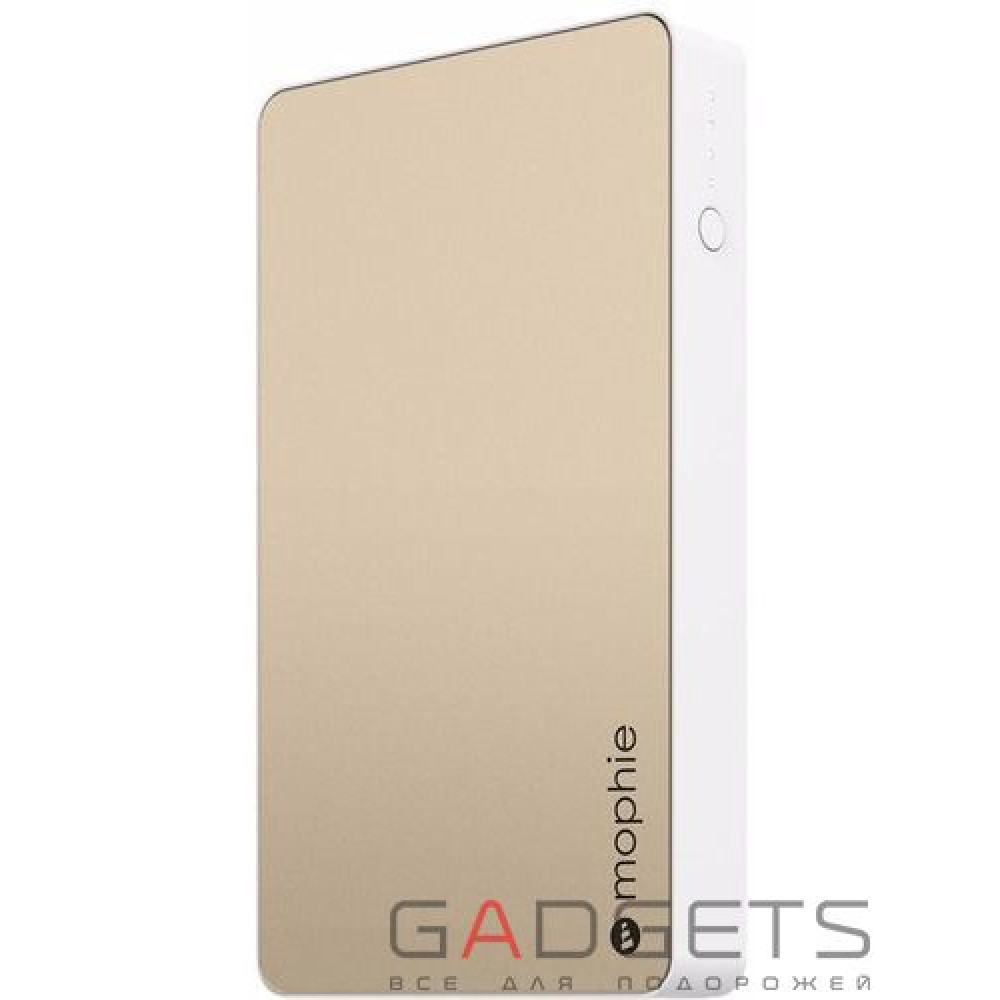 Фото Додатковий акумулятор Mophie Powerstation Dual-USB Gold 6 000 mAh (3561-PWRSTION-6.2K-GLD)