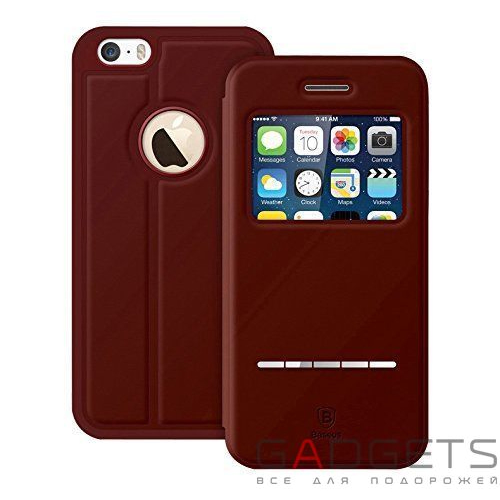 Фото Чехол-книжка Baseus Terse Leather Case Red for iPhone 6 Plus 5.5''