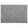 Темный войлочный чехол-конверт Gmakin для Macbook 13 new (GM61-13New) фото 0