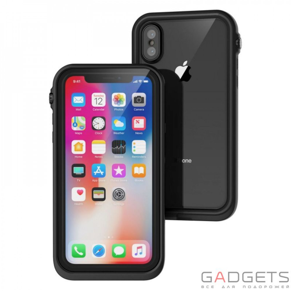 Фото Чохол-накладка Catalyst Waterproof Case для Apple iPhone X (CATIPHOXBLK)