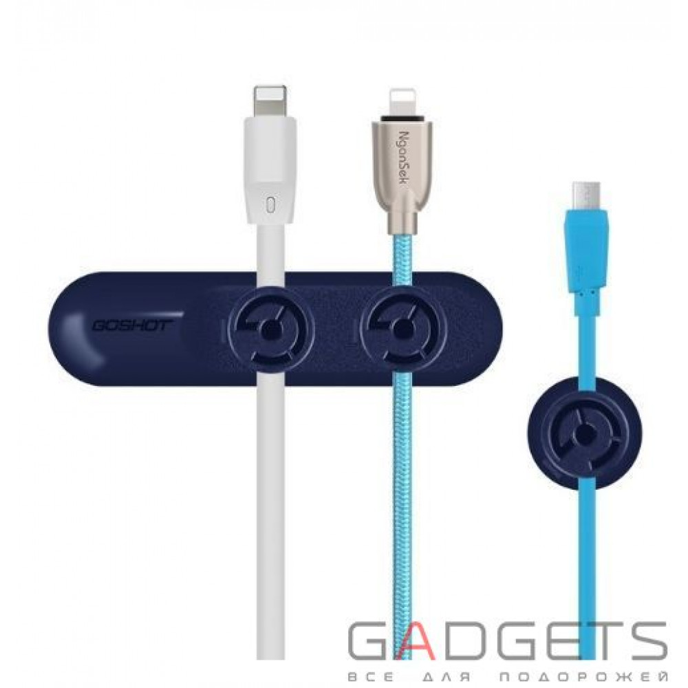 Фото Органайзер для кабелей Goobay P1 Magnet wire clamp