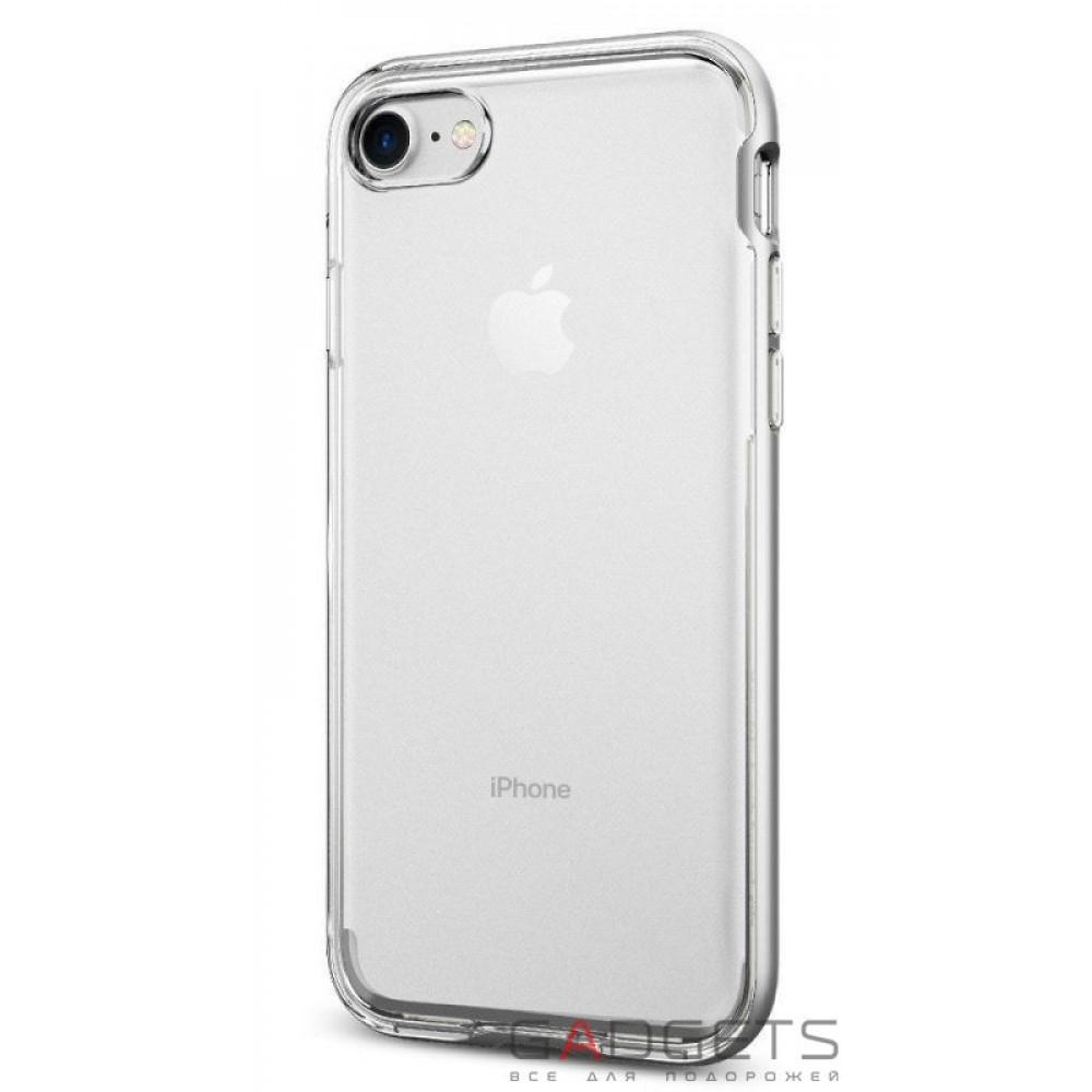 Фото Чехол-накладка Spigen Case Neo Hybrid Crystal Satin Silver для iPhone 7 (SGP-042CS20676)