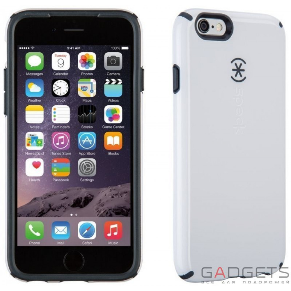Фото Чехол Speck для Apple iPhone 6/6s CandyShell White/Charcoal Grey (SP-73424-B860)