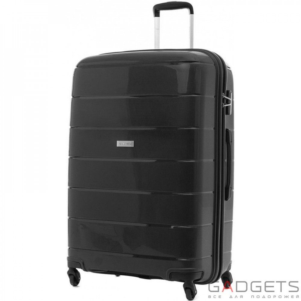Фото Чемодан на 4-х колесах Travelite Mailand (L) 109 л Black (TL573349-01)