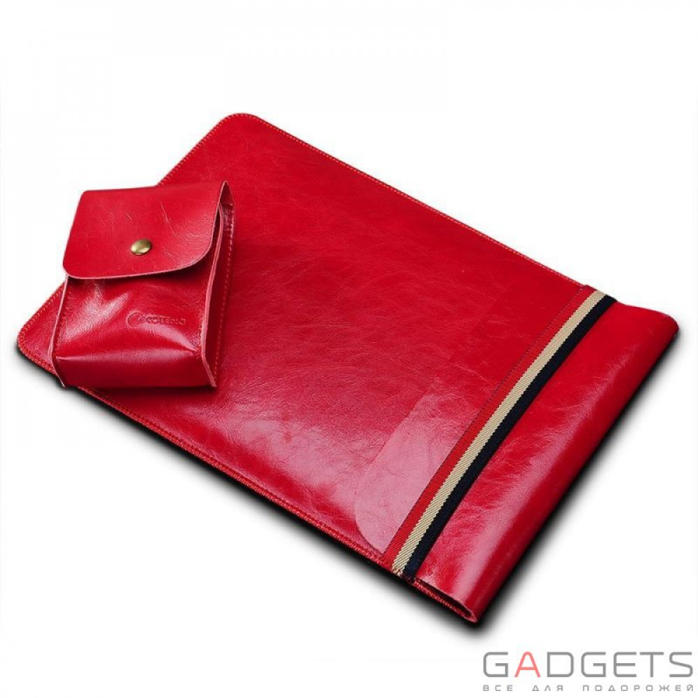 Фото Чехол для ноутбука COTEetCI Leather Sleeve Bag 11'' Red (CS5127-RD)