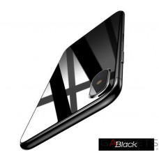 Захисне скло Baseus 0.3mm Silk-screen Back Glass Black для iPhone X (SGAPIPH8-BM01)